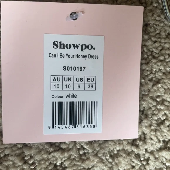 PLUNGE BALLOON SLEEVE MINI DRESS IN WHITE - Picture 9 of 9